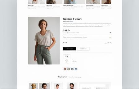 Website redesign project example: E-commerce Platform