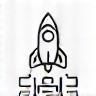 Delivery and launch icon or graphic