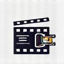 Video editing icon or example